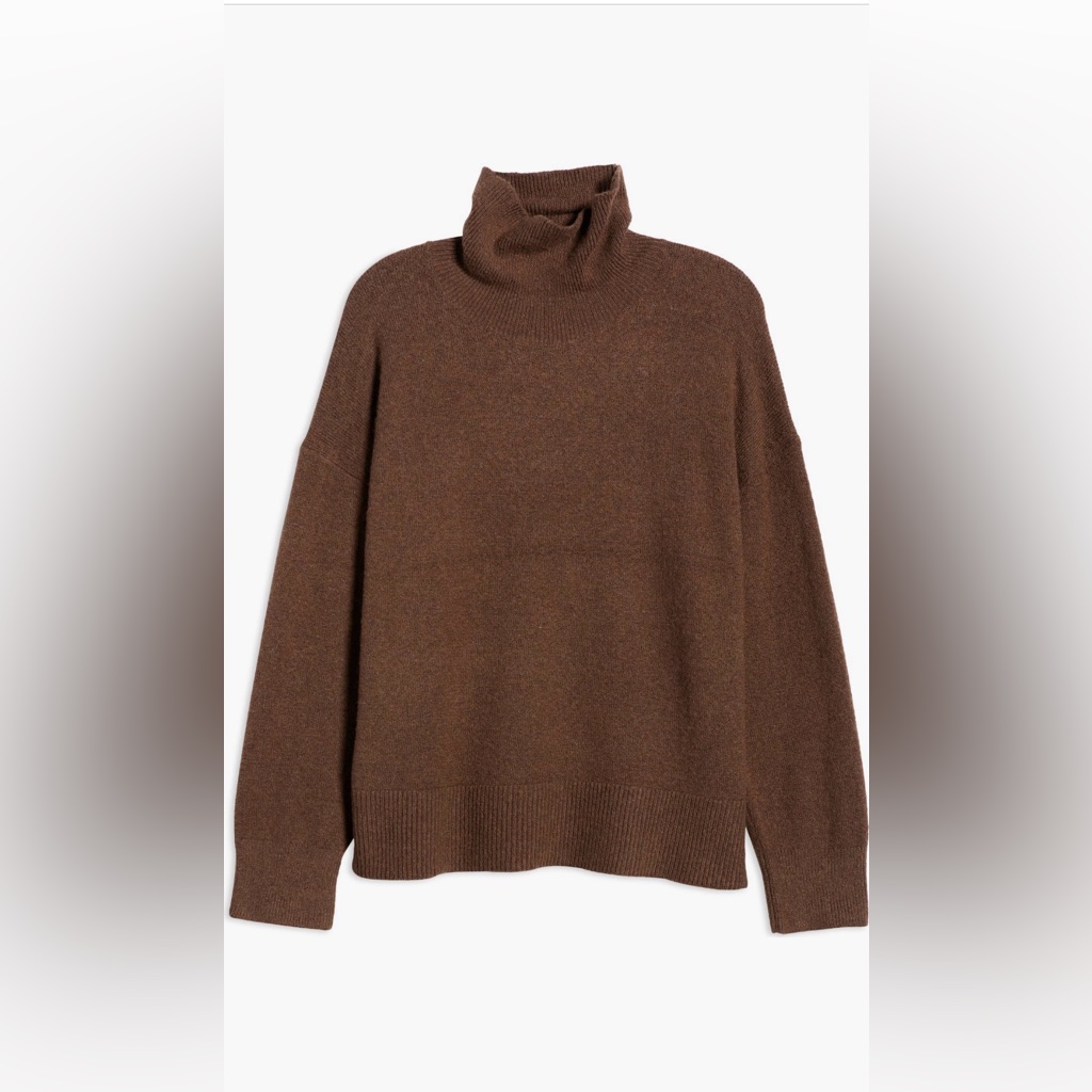 Treasure & Bond Brown Turtleneck Sweater Size Xl